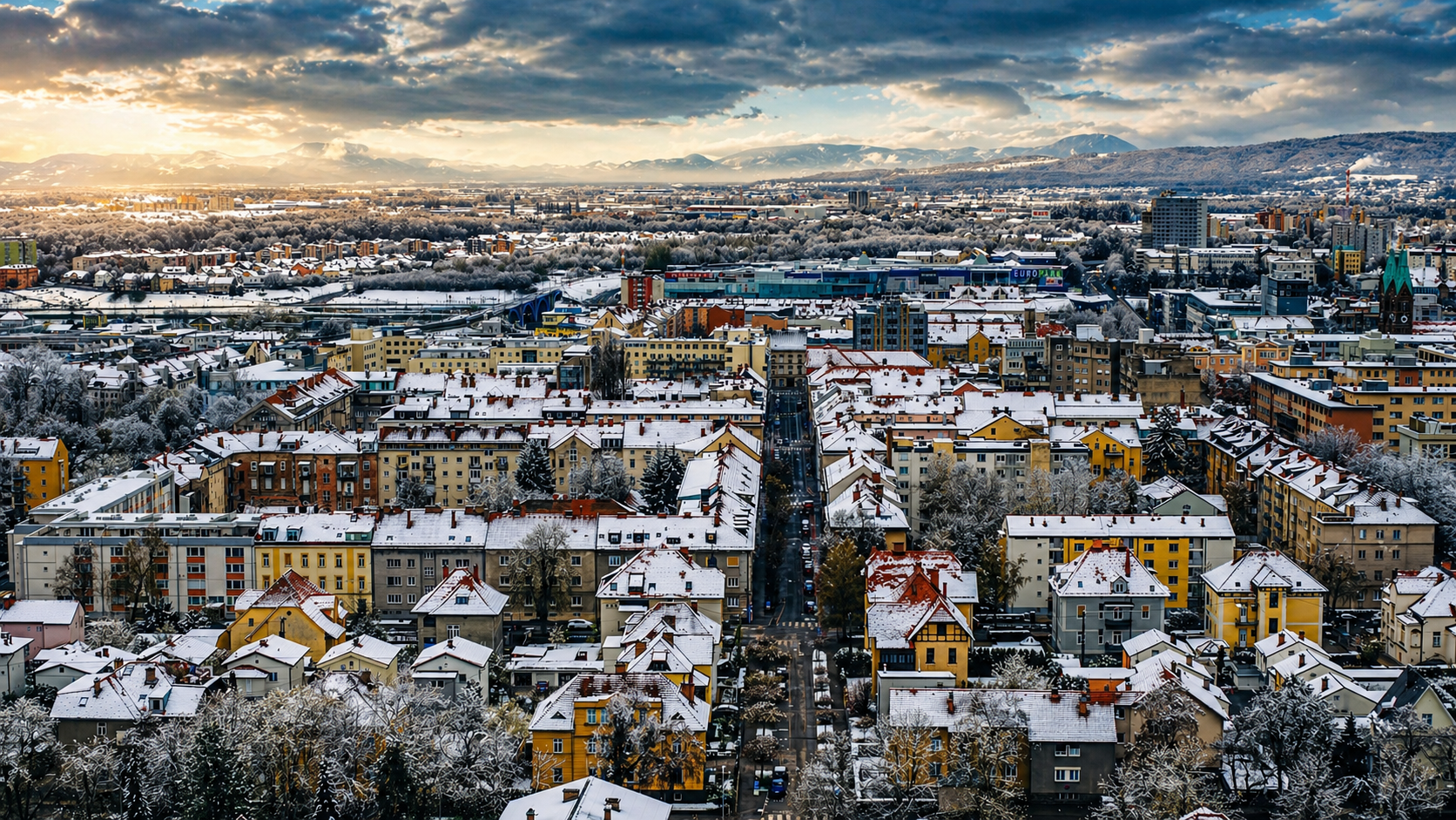 Maribor pod snijegom
